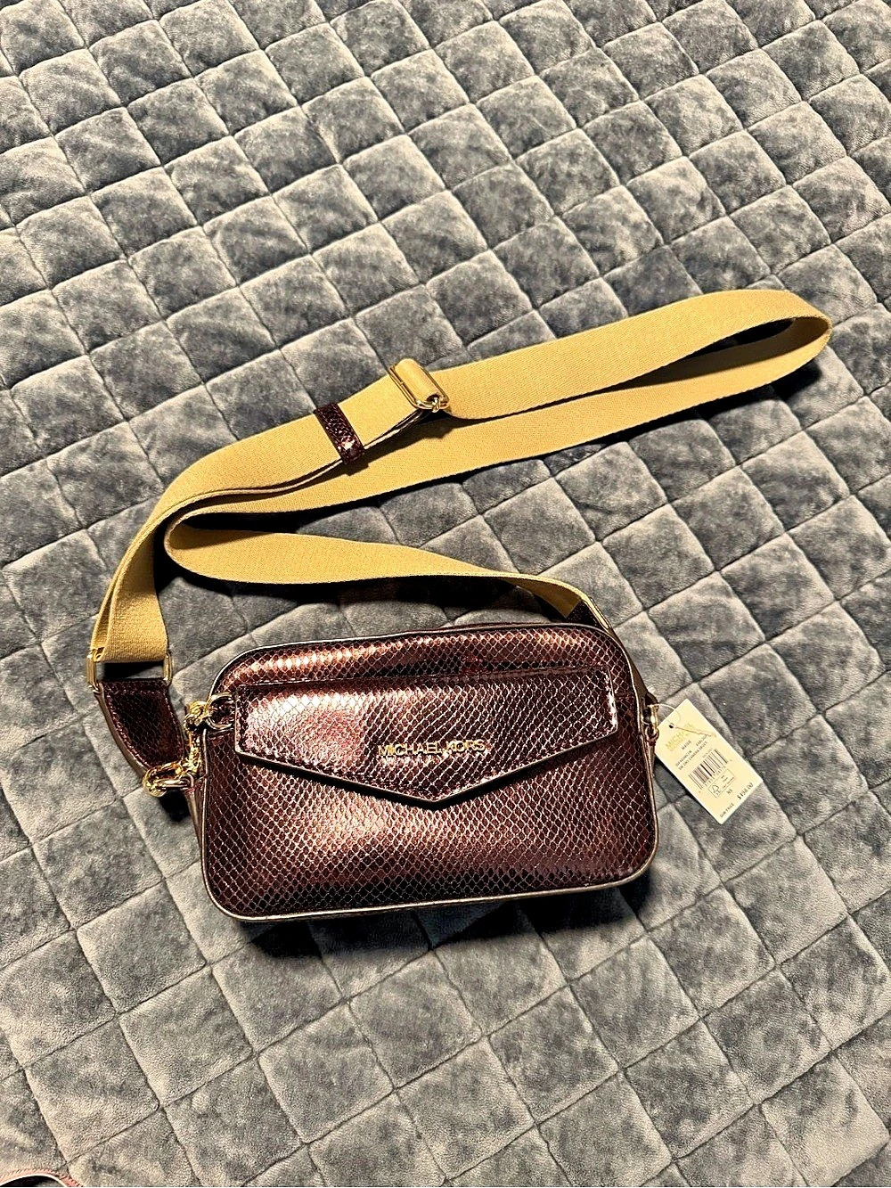 Michael Kors Maisie Oxblood Crossbody Bag with Wallet NWT